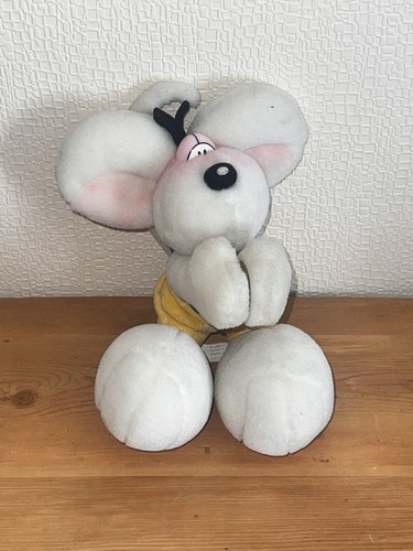 Peluche souris diddl salopette - diddl,
