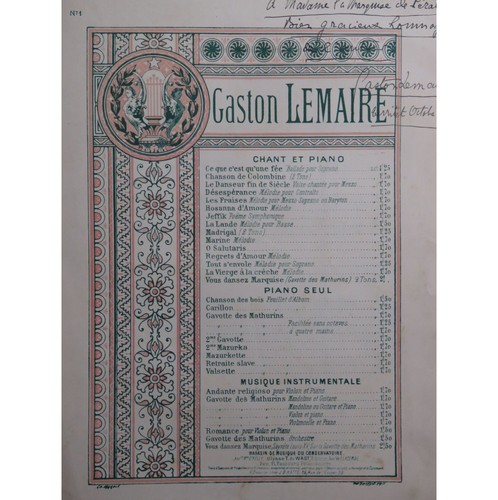 Lemaire gaston vous dansez - vous,