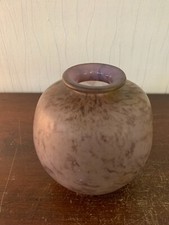 Vase pate de verre signé Tief