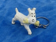 RARE ! PORTE-CLES BULLY Key ring - MILOU - TINTIN HERGE FOX TERRIER