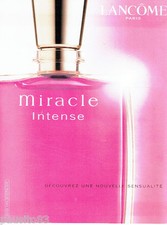 PUBLICITE ADVERTISING 056  2003    Miracle Intense parfum femme de Lancome