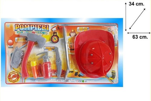 Pompiers avec casque jouet - x,