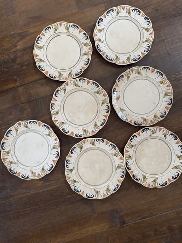 Assiettes faience de - 7,