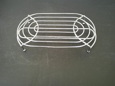 DESSOUS DE PLAT CHAUFFE PLAT OVALE METAL CHROME