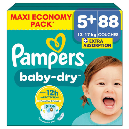 Pampers baby dry - baby, 5+