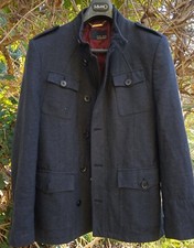 beau manteau veste blazer ZARA M 38 gris ( 120 euros)