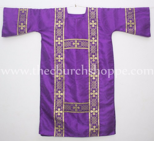 Chasuble violet dalmatique - chasuble,