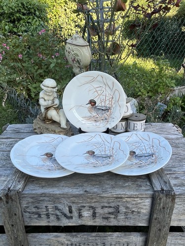 Assiettes plates gien - 4,