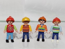 PLAYMOBIL x4 FIGURINES ENFANTS