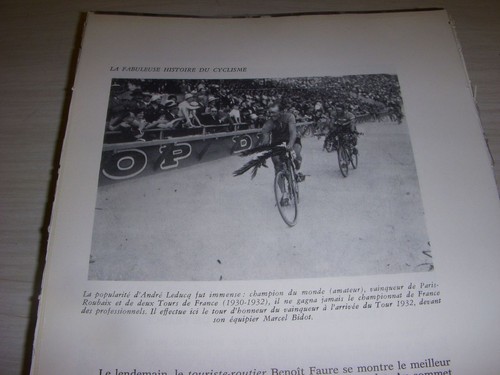 Cyclisme coupure livre f374 - cyclisme,