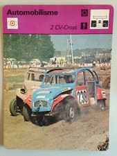 CARTE ED. RENCONTRE 1977 // AUTOMOBILISME - 2 CV-CROSS