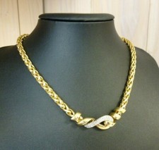 Collier ras de cou palmier or