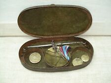 Ancienne Petite Balance de Changeur de Monnaies Or