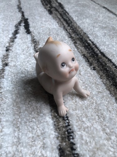 Vintage lefton kewpie figurine - kewpie,