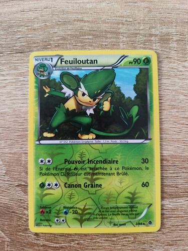 Carte pokémon feuiloutan 98 - carte,