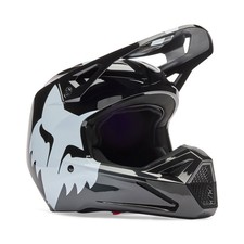 Casque Fullface Fox V1 Shield Moto Motocross Supermoto Noir