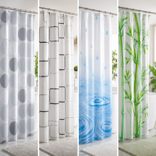 Rideau douche peva 180x200 - douche,