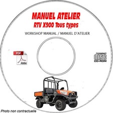 RTV X900 - Manuel Atelier