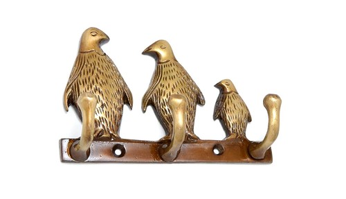 Laiton pingouin design famille - pingouin,