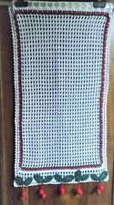 RIDEAU  CROCHET FAIT MAIN