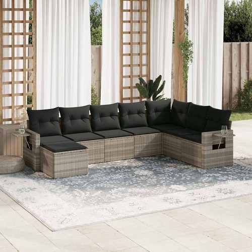 Salon jardin avec coussins - avec,