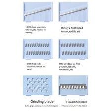 Râpe à Légumes Manuel Cuisine Outil Multifonction pour Carottes Pommes de Ter