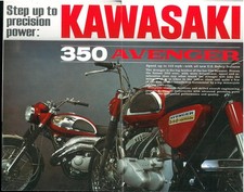 Dépliant kawasaki 350 avenger - dépliant,