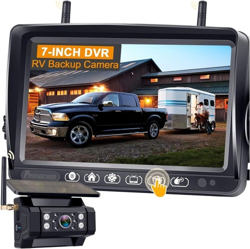 Backup camera with solar - camera,