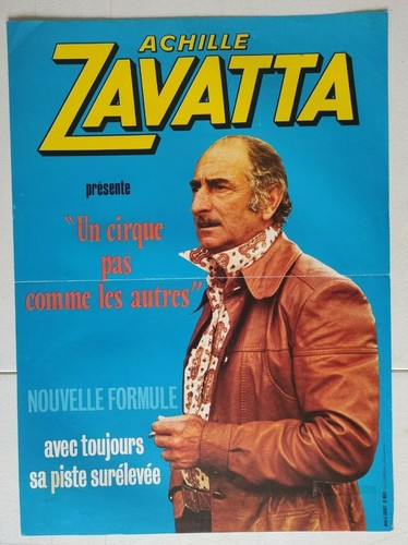 Affiche cirque achille - affiche,