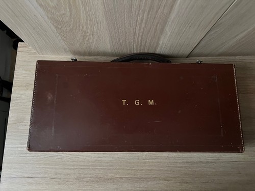 Mallette cuir avec tabliers - cuir,