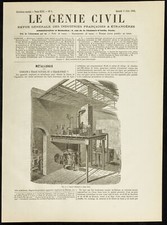 1888 - Cubillot Herbertz à tirage forcé - Génie civil