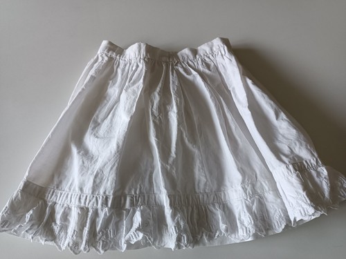 Jupon blanc ancien pour - , enfant