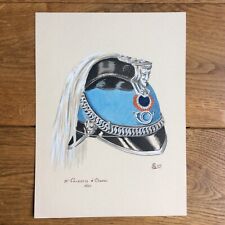 Aquarelle Chasseur à Cheval