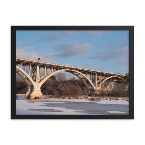 Framed poster bridge - poster, of