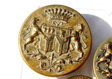 RARE BOUTON UNIFORME MILITAIRE