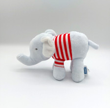 Peluche doudou éléphant bleu