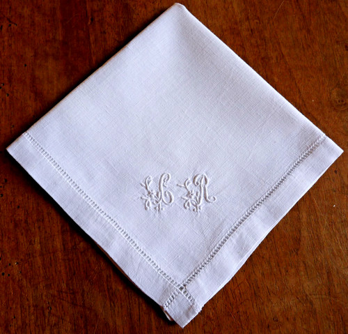 Serviette thé mouchoir - serviette, ancien