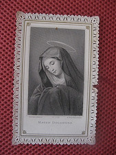 ++"1375"      Ancienne Image Pieuse Canivet Dentelle