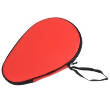 Table Tennis Raquette Boîte Couverture Conteneur Sac Gourde pour Sports Rouge