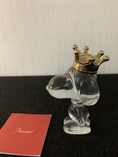 Snoopy roi couronne en cristal de Baccarat