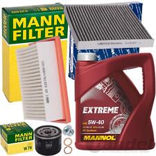 Kit D'Inspection Paquet +5W40 Huile Convient pour 0.9+1.0 Renault Twingo 3