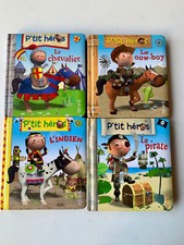 lot 4 livres Ptit héros - collection FLEURUS (p'tit)