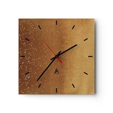 Horloge murale en verre