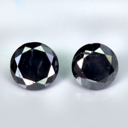 Paire 2pcs 21ct 3mm rond - 0,21ct,