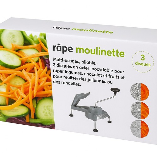 Râpe moulinette légumes - râpe,