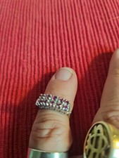 JOLIE BAGUE TANK  ARGENT 925