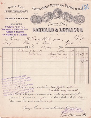 Paris constructeur panhard - 75,