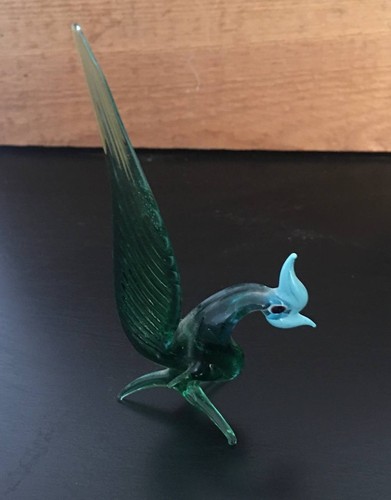 Bibelot oiseau verre de - oiseau,