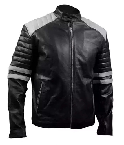 Veste cuir agneau - en,