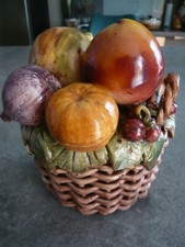 PANIER FRUITS EN CERAMIQUE -